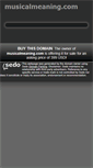 Mobile Screenshot of musicalmeaning.com